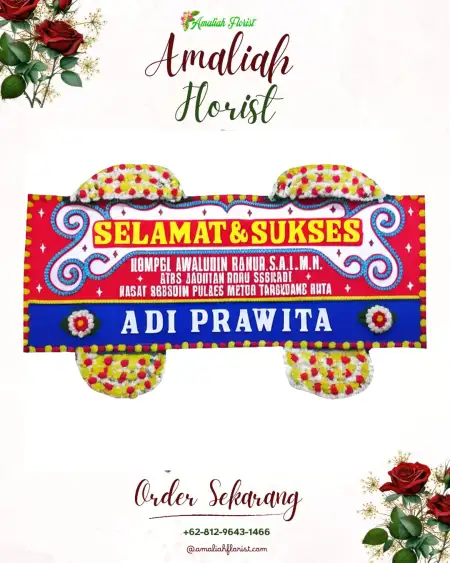Papan Bunga Ucapan Selamat Banjarkerta